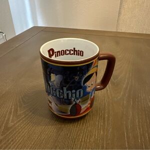 RARE Disney Store Movie Moments: Pinocchio Mug, Large,‎ Brown